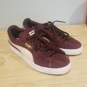 Burgandy Puma Suedes